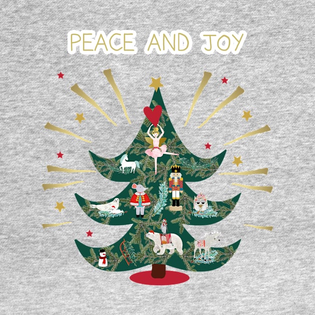 Peace and Joy xmas Tree by GreenNest